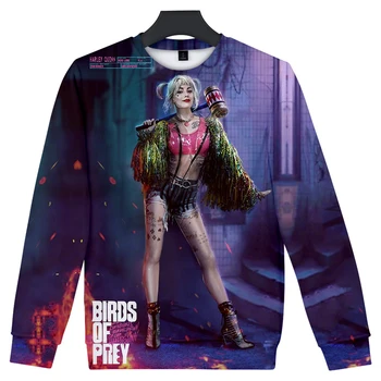 

Birds of Prey Round collar Sweatshirts cool popular loose sweatshirt Leisure 3D Print Novelty Top Luxury Harajuku