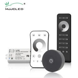 0-10V LED Dimmer RF 4 Channel 0/1-10V DC 12V AC 110V 220V 10MA/CH 2.4G Remote Control Single Color LED Strip Light Dimer L4-M