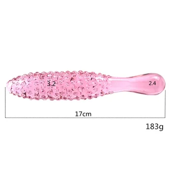 3 Styles Sex Pyrex Glass Anal Butt Plug Adult Masturbator Sex Toys For Women Girl Love Dildo Artificial Dick Male Genital Penis 5