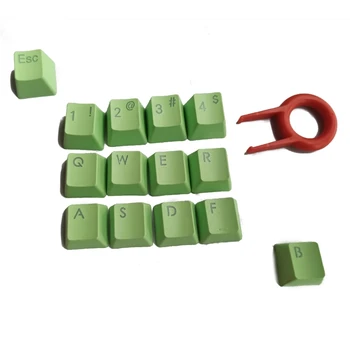 

14 Keys Keycaps PBT Backlit Keycaps With Keycaps Puller For Cherry MX Switches