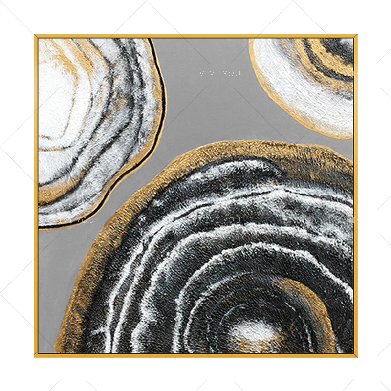 

100％Hand-painted Simple Abstract Canvas Modern Create Oil Painting For Living Room Bedroom Wall Decorate Art Frameless