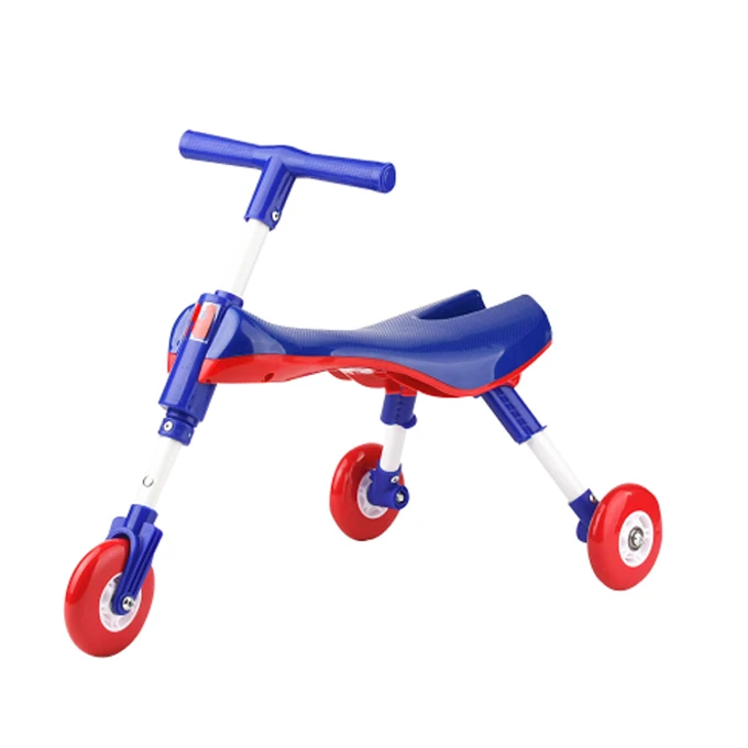 Портативный складной детский ходунки баланс велосипед езда на машине трехколесный велосипед дети скутер игрушечные велосипеды малыш 1-3 года