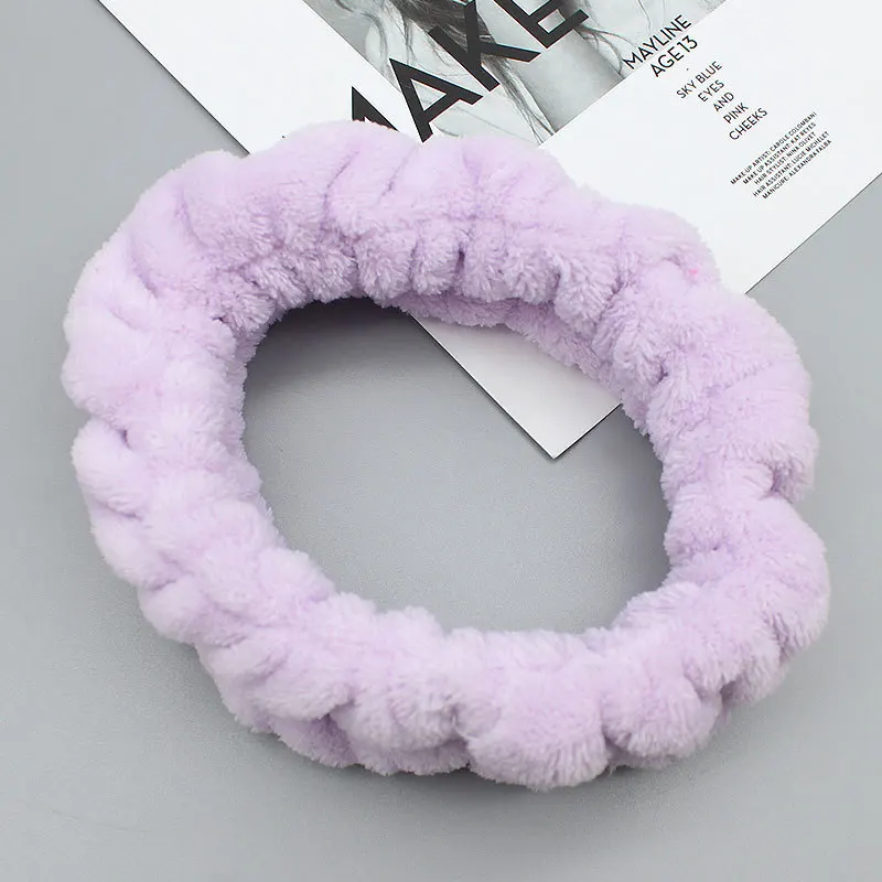 hair clips for women Big Rabbit Ears Coral Fleece Soft Elastic Hairbands SPA Bath Shower Make Up Wash Face headband Hair Band Girls Hair Accessories crocodile hair clips Hair Accessories