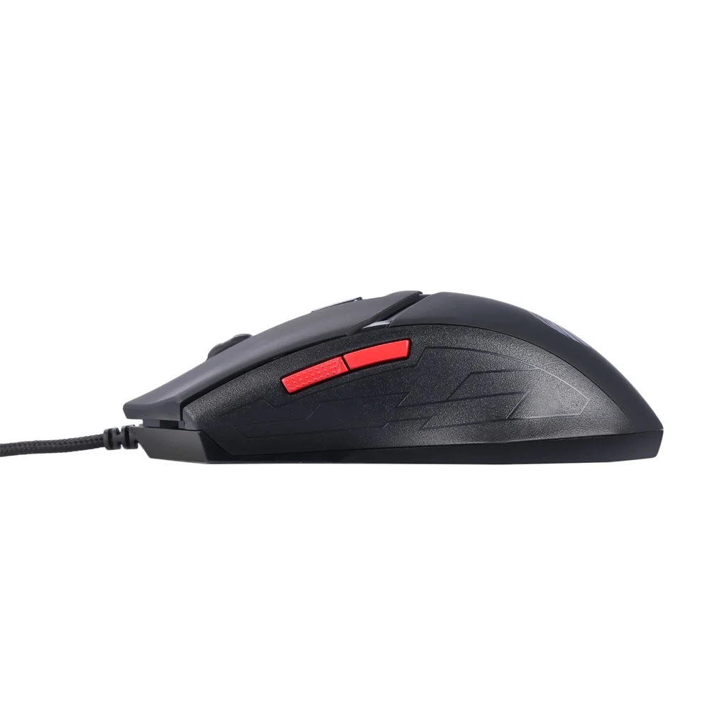 Usb Wired Gaming Mouse Z-7600 Professional Led Backlight 6 Buttons Optical 1000/1600/2000 Dpi Adjustable For Pc Laptop