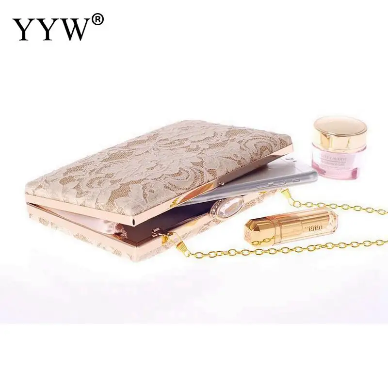 YYW полые кружева белый клатч для женщин Цветочные Pochette Mariage Sac Femme женские вечерние сумки кошелек клатчи