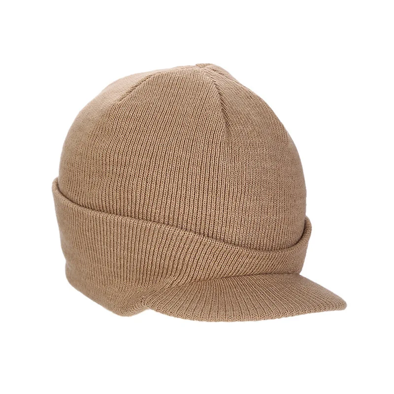 Зимняя Теплая Вязаная Шерстяная Лыжная шапка для женщин Skullies Beanies для мужчин взрослых хип-хоп шапка 11 цветов
