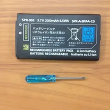2000 мА/ч, 3,7 V Перезаряжаемые литий-ионный Батарея для Nintend 3DS LL/XL 3dsll 3dsxl 3dsll 3dsxl Замена Батарея+ инструмент