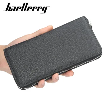 

2019 New Wallet Men Long Purse Men Vintage Male Clutch Bag Zipper Business Card Holder Coin Purse High Quality Wallet