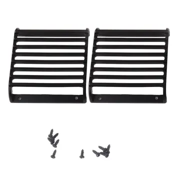 

test3@ TRX4 Metal Front Lamp Guards Headlight Cover Guard Grille for 1/10 RC Crawler Neutral Metal Front Lamp Guards