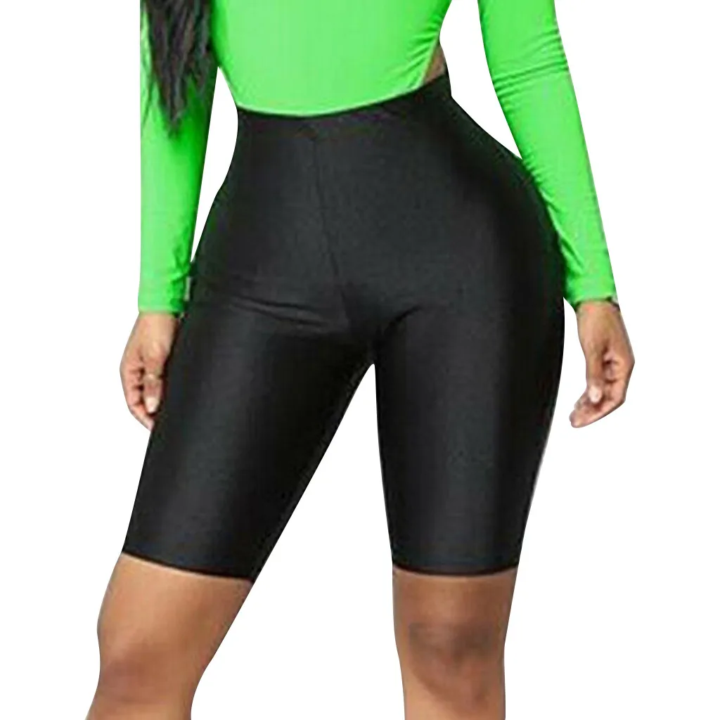 Модные Леггинсы спортивные женские фитнес-велосипед Йога эластичные шорты с высокой талией бесшовные Леггинсы спортивные повседневные штаны
