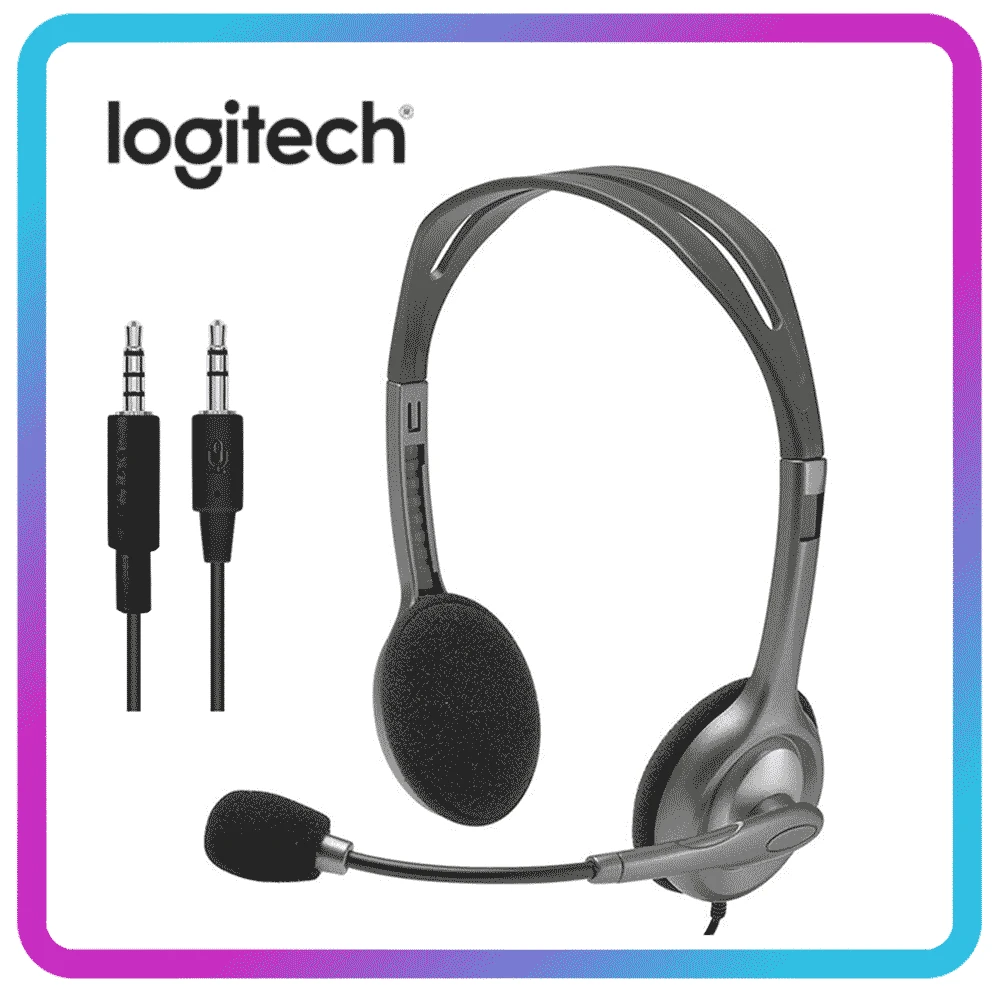 Logitech H110/H111 стерео гарнитура с микрофоном 3 5 мм Проводные Наушники