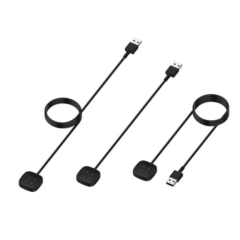 Charging Dock for fitbit Versa 3 Smart Watch Charger Cable USB Charging Data Cradle for Fitbit sense Charger Stand