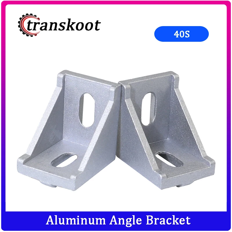 10pcs or 20pcs Aluminum Angle Bracket for Aluminum profile Extrusion