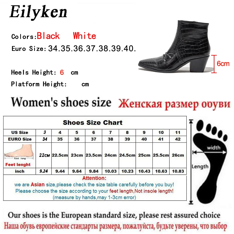 EilyKen/Классические ковбойские ботильоны из искусственной кожи женские ботинки на танкетке и высоком каблуке ковбойские женские ботинки со змеиным принтом г. Женская обувь, размер 43