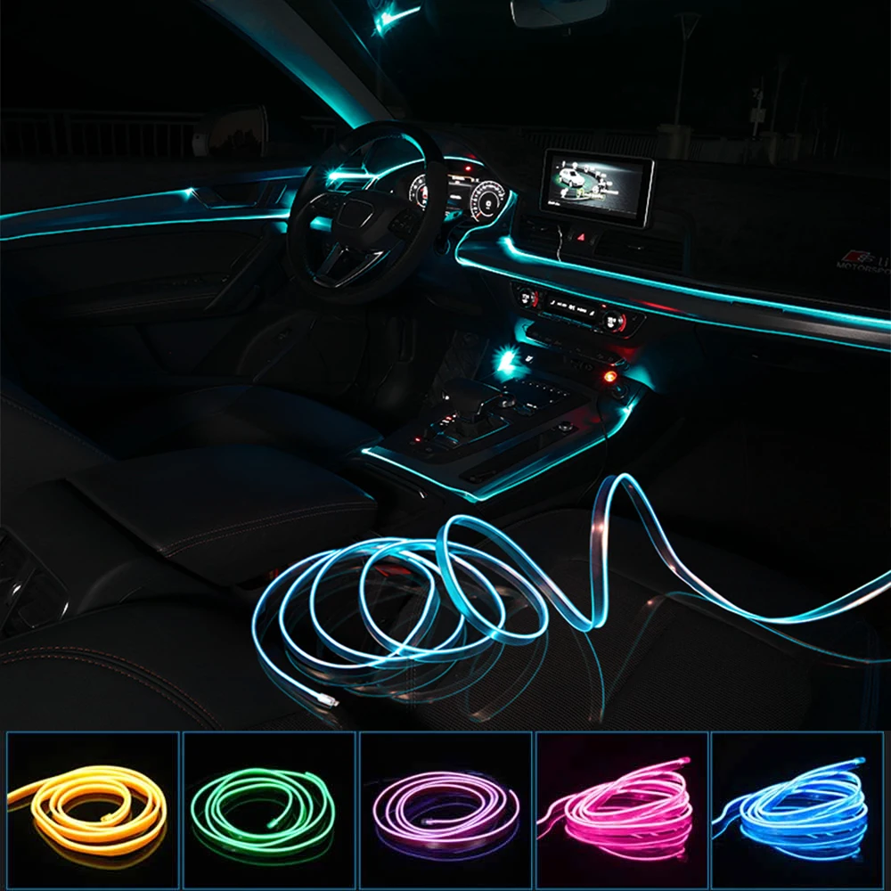 Bande led adhésive voiture x2