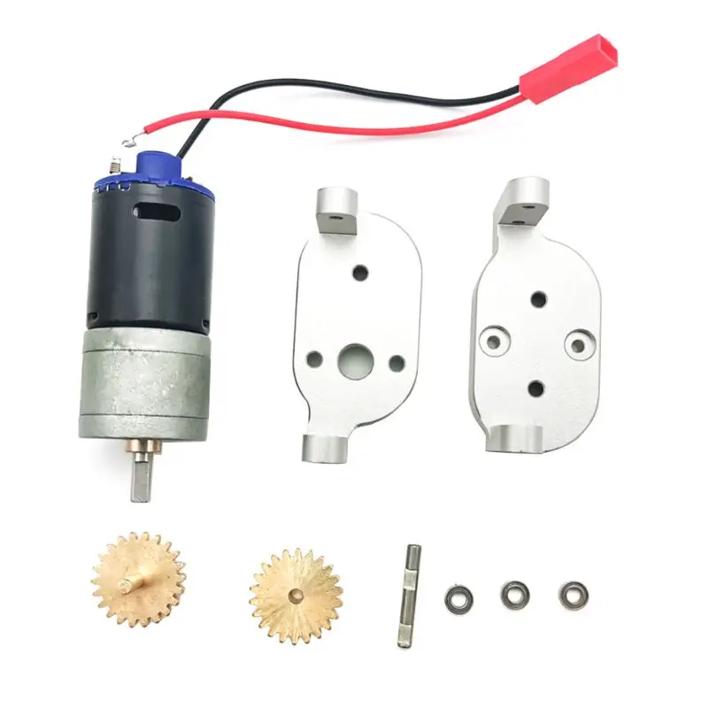 

Metal Transfer Gearbox Transmission Box for WPL C14 C24 C34 Full Metal Reverse With 370 Motor Reverse R7RB