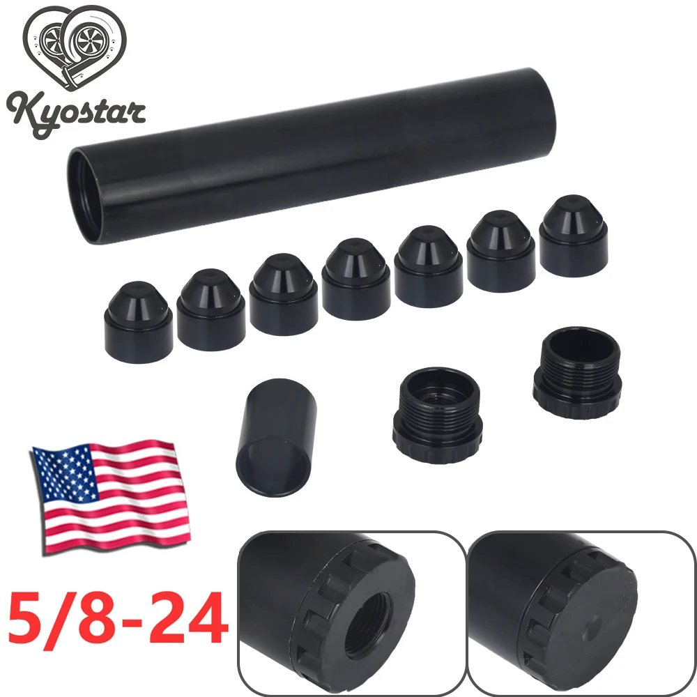 

5/8"-24 Fuel Filters Fuel Trap Solvent Filter 1X6 For NAPA 4003 WIX 24003 6061-T6 Auto Filters Parts