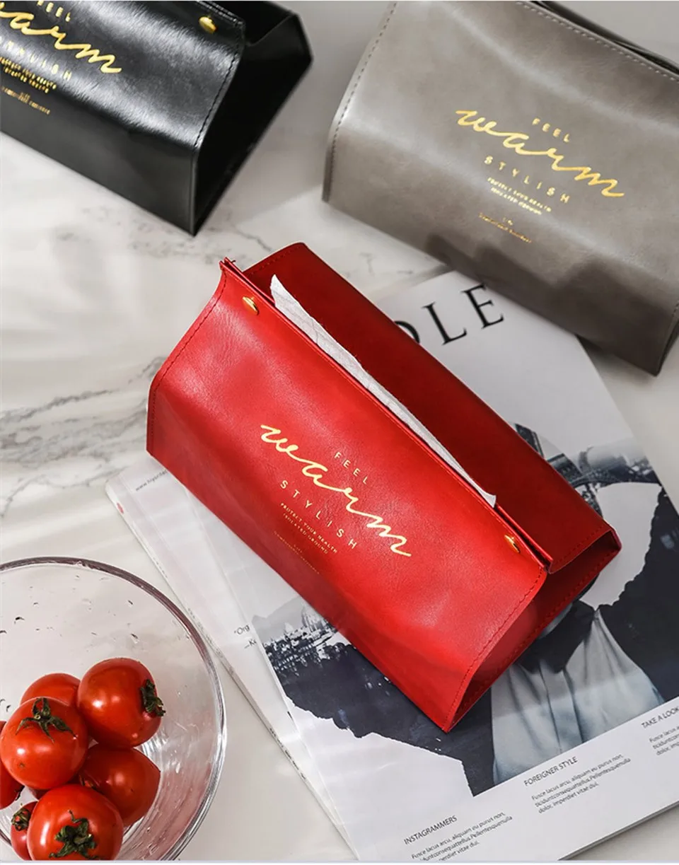 JO LIFE ретро кожаный чехол для салфеток домашний стол Vintagd чехол для салфеток держатель Органайзер для хранения
