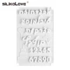 SILIKOLOVE Hebrew Letters Arabic Numbers DIY Silicone Chocolate Mold For Baking Cake Decorating Tools Bakeware Moulds ► Photo 3/6