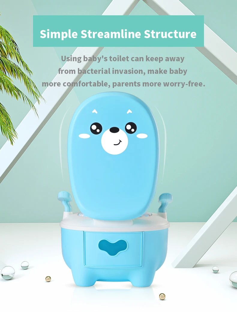 Новый стиль горшок обучение Туалет детское кресло горшок бесплатно горшок щетка