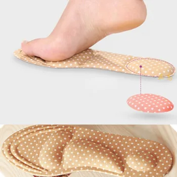 オンライン 女性 3D 靴インソール足ケアマッサージハイヒールスポンジクッションパッド DIY 切断スポーツアーチサポート矯正インソール