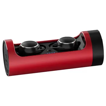 

Earphones Stereo Earbuds Sweat-Proof Auto Pairing Wireless Sports earphones with Rotatable Charging Case