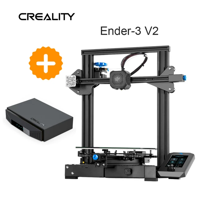 best resin 3d printer Ender-3 V2 3D Printer Creality With Silent Mainboard TMC2208 Stepper Drivers New UI&4.3 Inch Color Lcd Carborundum Glass Bed Kit cheap 3d printer 3D Printers