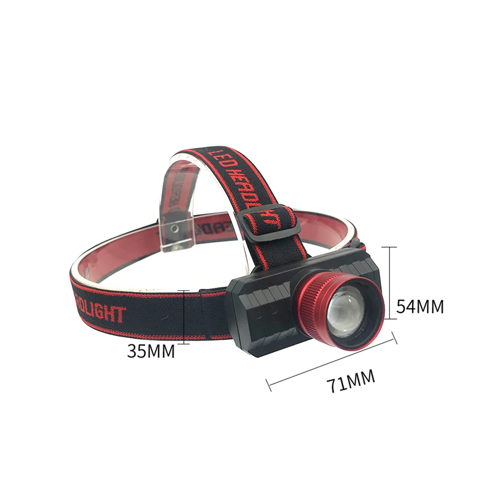 Налобный фонарь с регулируемым ремешком и зарядкой от USB 18650|Налобные LED-фонари| |