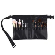 New Professional Makeup Brush Display Holder Case Bag Artist Belt Strap Cosmetic Makeup Brushes PU Holder Make Up Tool Apron Bag
