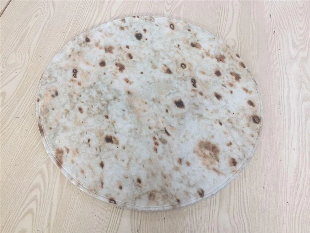 5 стиль Tortilla одеяло коврик с печатью круглый Burrito маленький ковер для офиса дома кемпинга пикника одеяло для улицы Прямая поставка