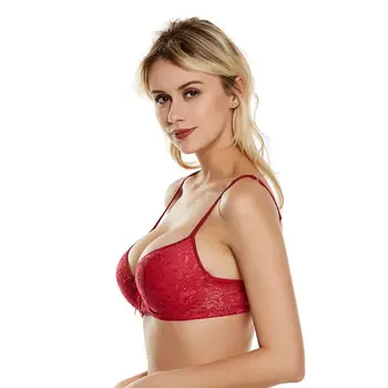 

Female Bra Sexy Lace Underwear Bra Women Fashion Sexy Bras Lace Decoration Lace Up Bra Plus Size Sexy Clothes