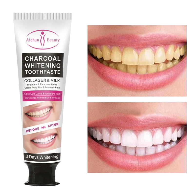 weten tempel Academie Actieve Bamboe Houtskool Tandpasta Mint Type Tanden Oral Care Tanden  Whitening Tandpasta Verwijderen Tandsteen Vlekken Dental Care 100G -  AliExpress