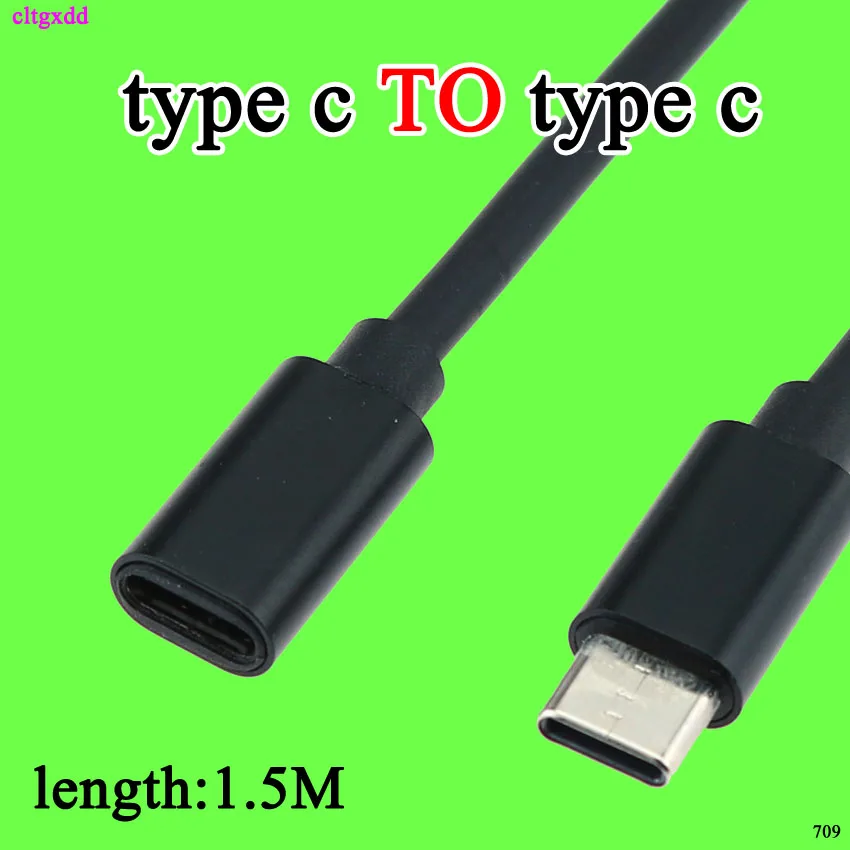 Cltgxdd USB C к USB адаптеру type C кабель USB C штекер к usb type C женский кабель адаптер USB-C Конвертеры