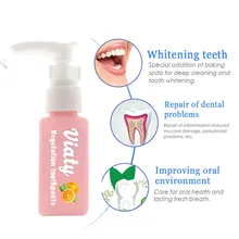 Пищевая Сода зубная паста удаление пятен отбеливающая зубная паста борьба с кровотечением десны Свежая Черника в бутылках зубная паста защита десен