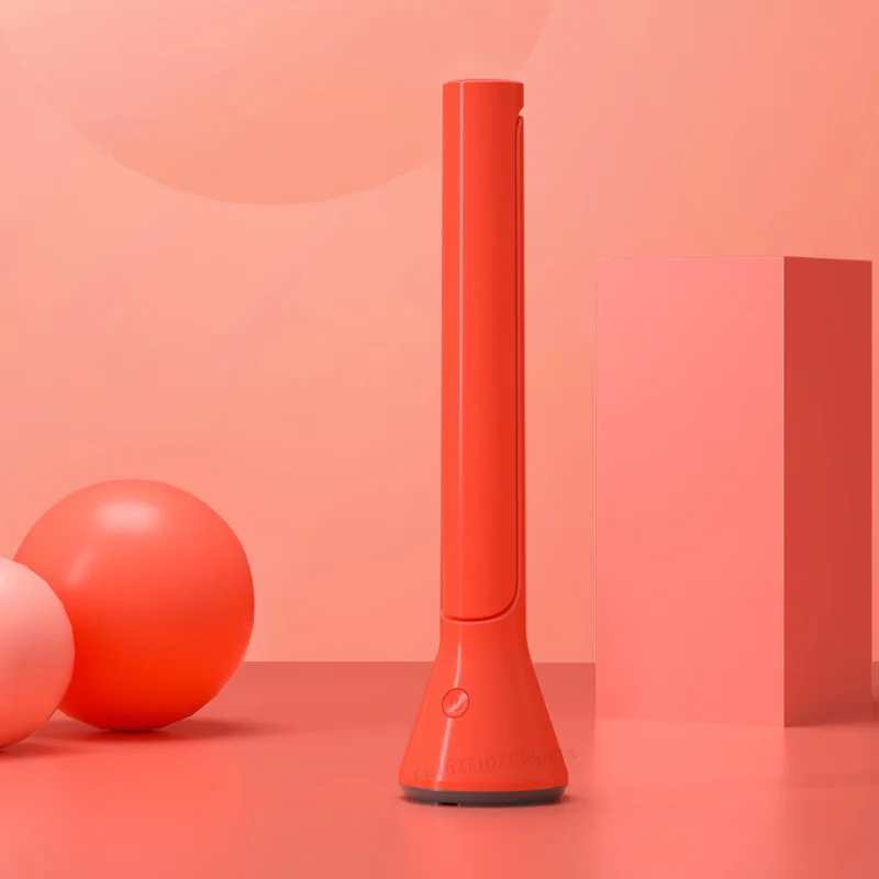 Xiaomi Mijia Yeelight светодиодный настольный светильник складной USB Перезаряжаемый с затемнением свет для чтения 120 градусов яркость регулируемая настольная лампа - Цвет: Красный