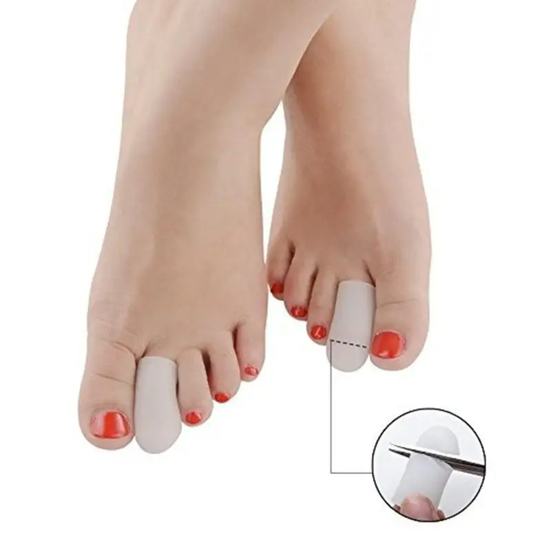 Toe Separators 5 Pairs Soft Silicone Toe Sleeve Gel For Corn Blisters Bunion Pain Relief