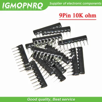 

20pcs A103J 9pin 10K ohm DIP exclusion 9 PINS Network Resistor array IGMOPNRQ