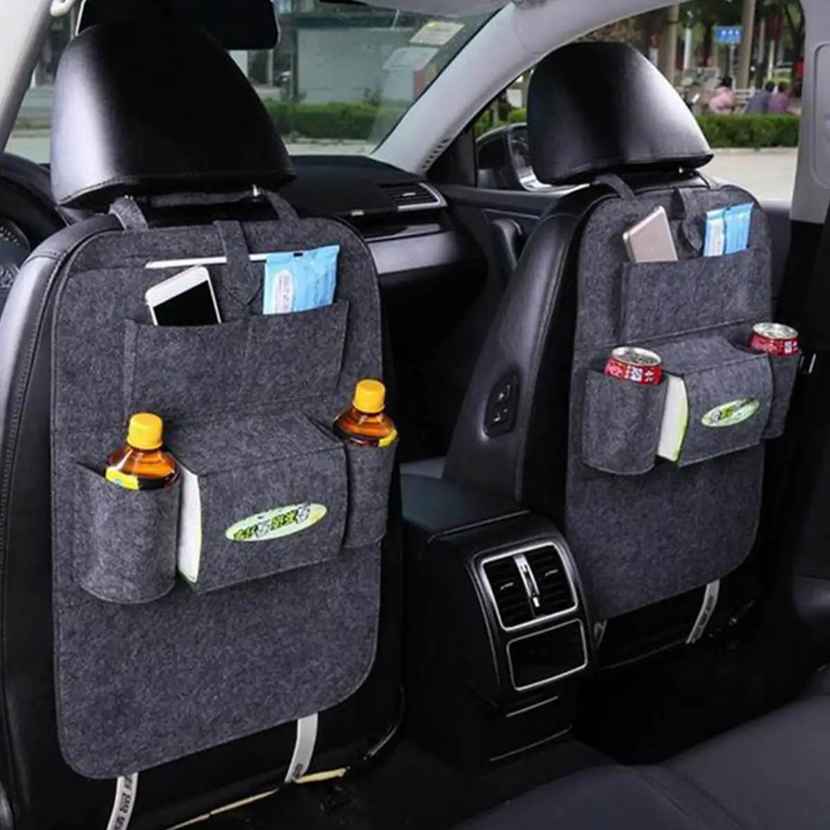 

1pcs Car Seat Back Storage Organizer Pad Bag Foldable Table Tray Auto Accessories