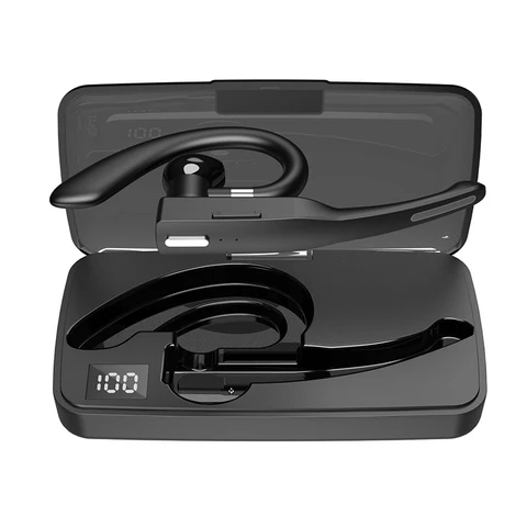 Bluetooth Hands free Business Earphone Wireless Earbuds Single Handsfree For Driving HD Call Headphone Microphone Headset