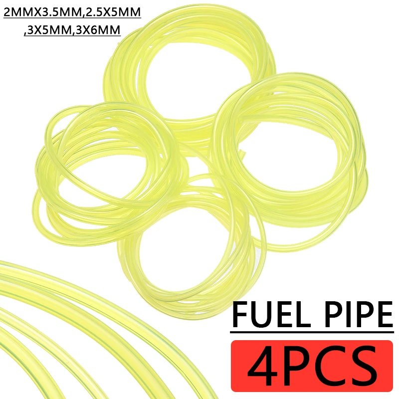 Petrol Fuel Line Hose Gas Pipe Tubing 4 Sizes For Trimmer Chainsaw Blower Tools Petrol Fuel Line Hose Gas Pipe Tubing 4 Sizes For Trimmer Chainsaw Blower Tools