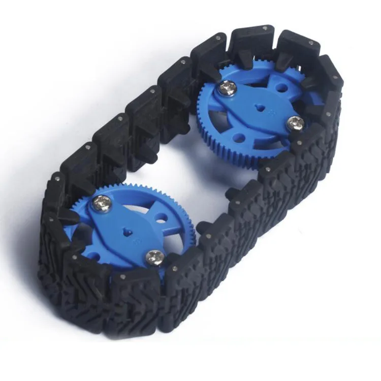 

Manufacturers Tank Track Toy Sets Crawler DIY Zero Accessories Material Box Rubber Treads Toy Accessories