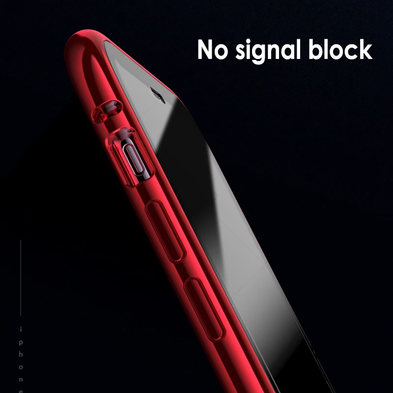 Akcoo Магнитный адсорбционный металлический чехол для телефона для iPhone 11 Pro Max переднее и заднее закаленное стекло для iPhone 6S 7 8 XR XS Max чехол