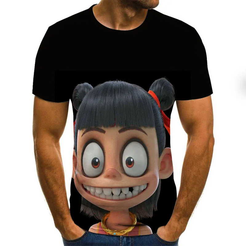 

Summer 2020 newest 3D print tops short sleeved fashion T-shirt hip hop casual t-shirts for men and women funny t shirts
