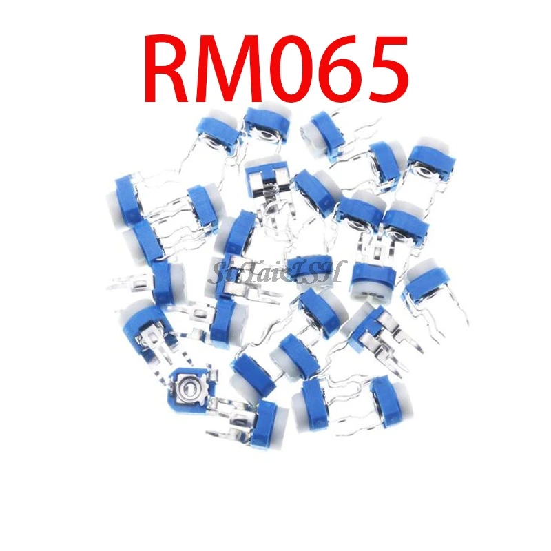 Trimpot Trimmer Potentiometer Variable Resistor RM065 RM-065 Series 100 200 500 1K 2K 5K 10K 20K 50K 100K 200K 500K 1M Ohm 20pcs trimmer potentiometer adjustable resistor multiturn potentiometer linear potentiometer rotary potentiometer potentiometer kit electronic components