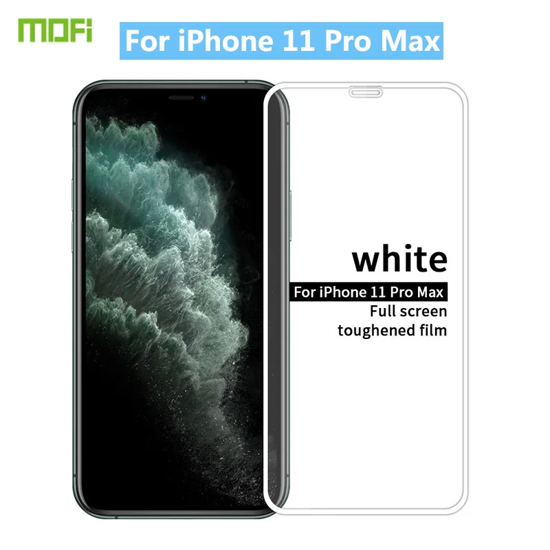 

MOFi Glass for iPhone 11 Pro Max 6.5'' Full Screen Protector Tempered Film for iPhone 11Pro Max 9H HD Glass