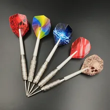 Fox Smiling 3 шт. 22 г профессиональный стальной наконечник Дартс с нейлоновые дротики валы 5 цветов