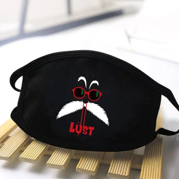 

Dragon Ball Master Roshi Printing Masks Men 2020 Polyester Dust-proof masque Women Unisex Reusable Streetwear Anti Dust Masks