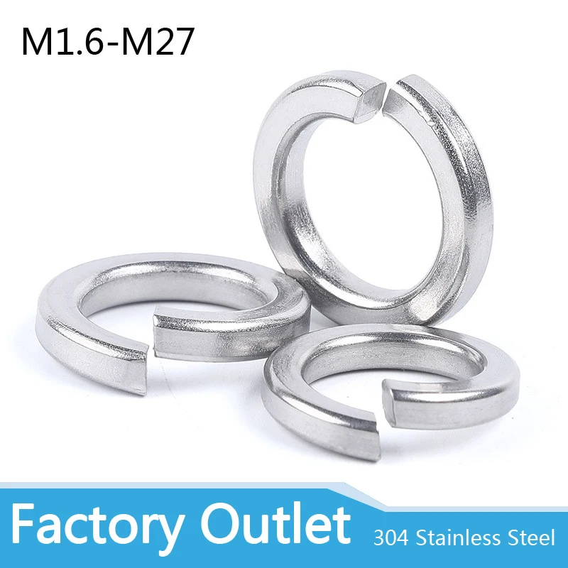 50/10pcs GB93 A2 304 Stainless Steel Spring Washer Split Lock Elastic Gasket M1.6 M2 M3 M4 M5 M6 M8 M10 M12 M16 M20 M24 Washer
50/10pcs GB93 A2 304 Stainless Steel Spring Washer Split Lock Elastic Gasket M1.6 M2 M3 M4 M5 M6 M8 M10 M12 M16 M20 M24 Washer
