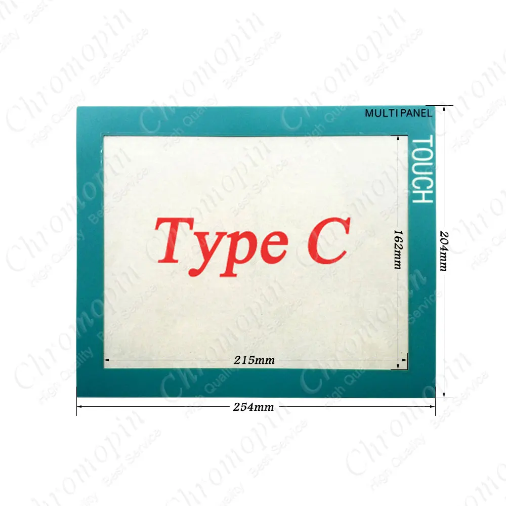 Front overlay type C Сенсорная панель для 6AV6643-0CD01-1AX5 6AV6 643-0CD01-1AX5 6AV6643-0ED01-2AX0 6AV6 643-0ED01-2AX0 MP 277 1" с защитной пленкой - Цвет: Front overlay type C