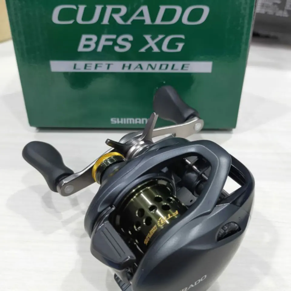 SHIMANO CURADO BFS Shallow Spool Baitcasting Fishing Reel 5